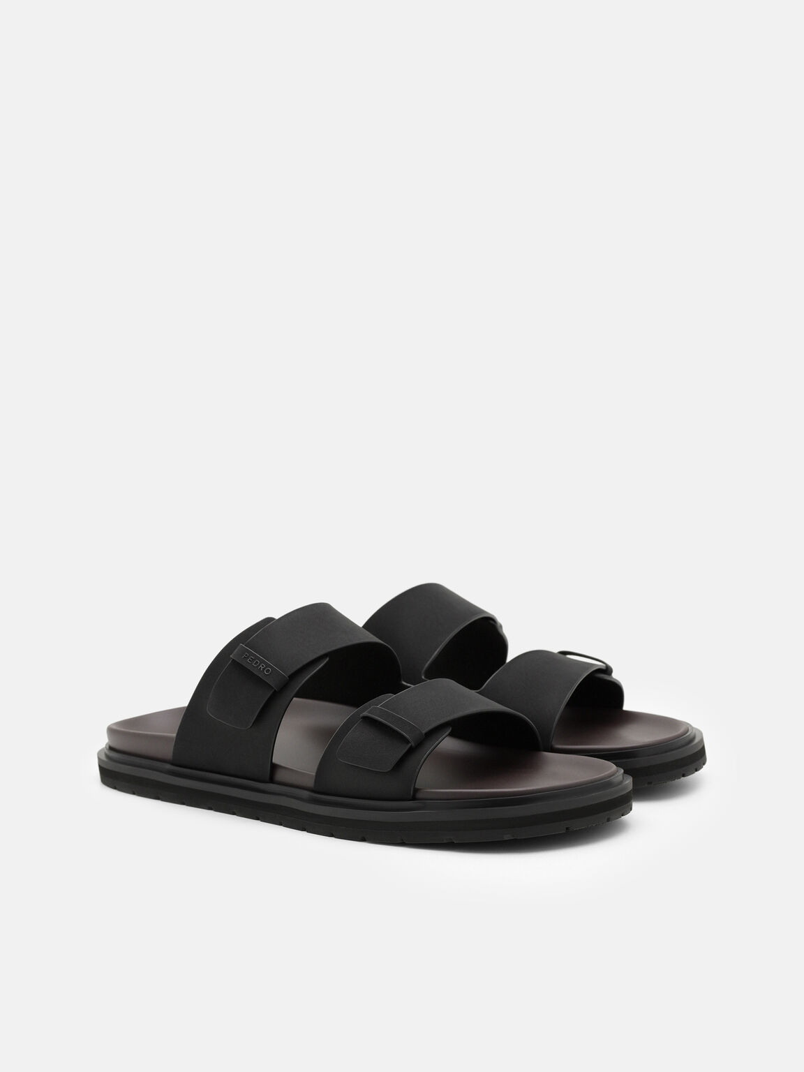 Band Slide Sandals, , hi-res
