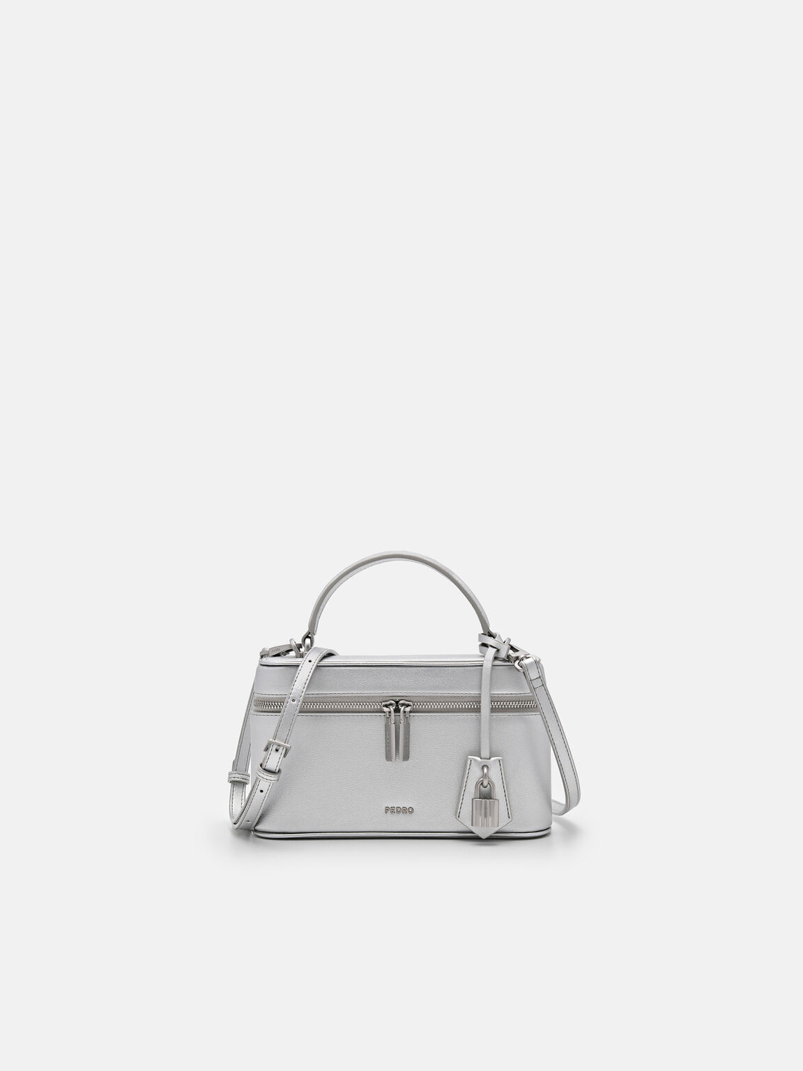 Ari Shoulder Bag, Silver, hi-res