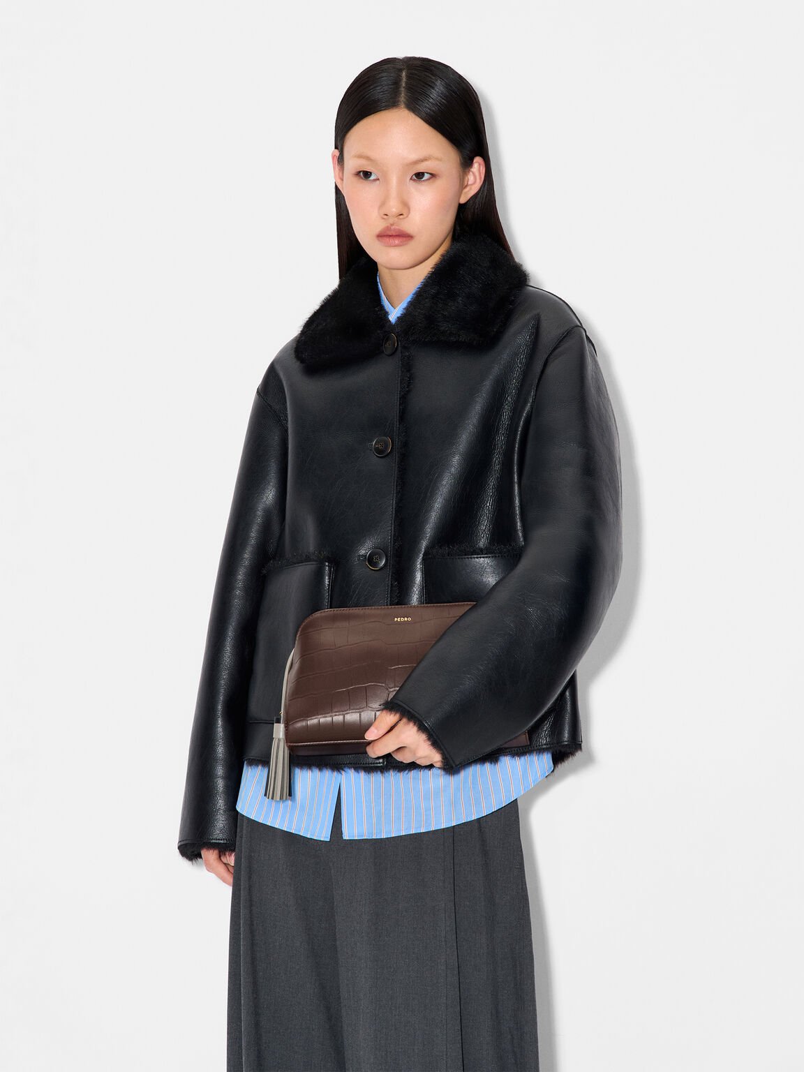 Tassel Shoulder Bag, , hi-res