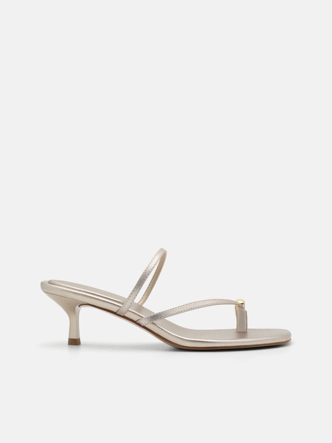Lia Leather Heel Sandals, , hi-res