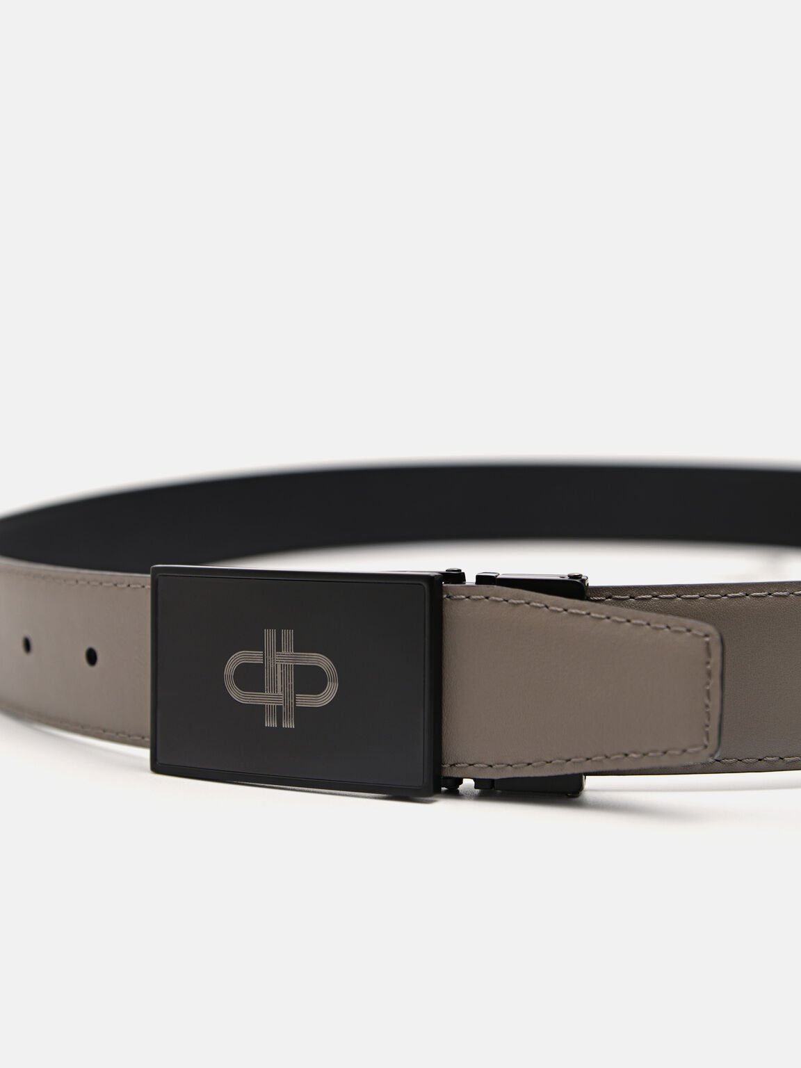 Leather Reversible Tang Belt, , hi-res