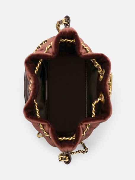 Tas Bucket Beludru Mini Leona, , hi-res