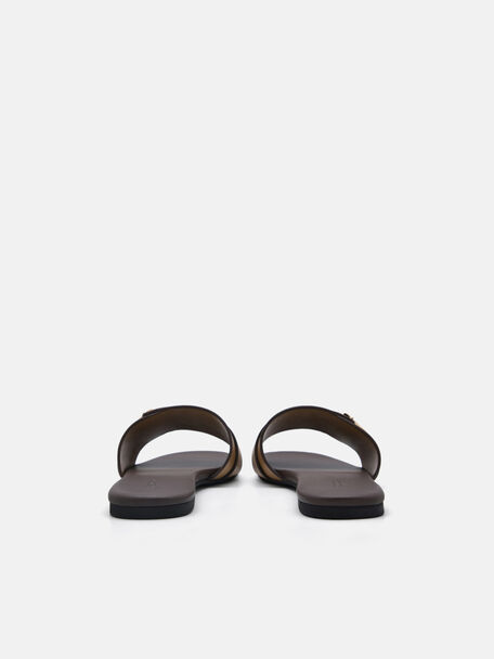 PEDRO Icon Leather Heel Sandals, Black PEDRO Icon Leather Heel Sandals, Black