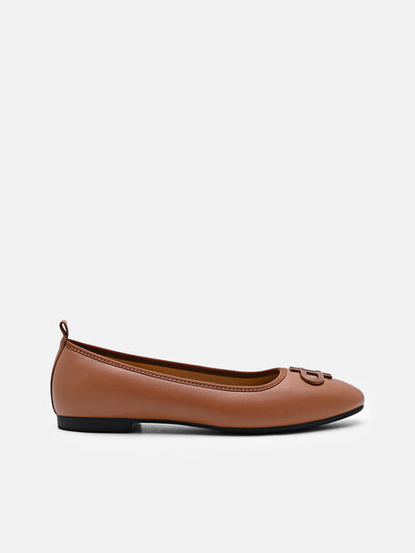 PEDRO Icon Leather Ballerina Flats, , hi-res