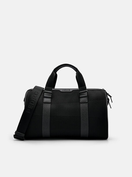 Tristan Fabric Duffel Bag, Black, hi-res