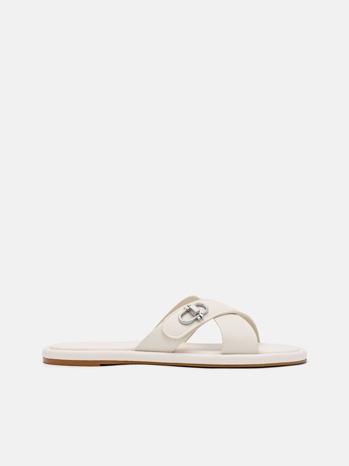 Sienna Leather Cross Sandals, , hi-res
