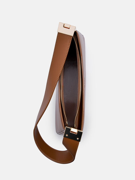 Jatte Shoulder Bag, Brown, hi-res