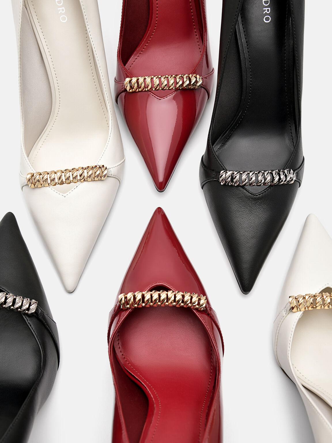 Mia Leather Heel Pumps, 