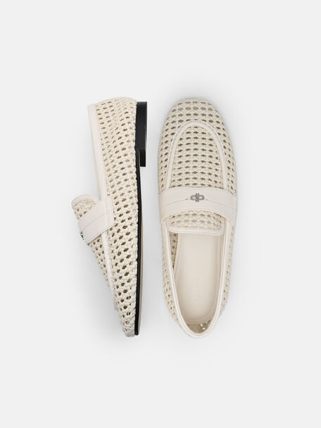 Brynn Loafers Anyaman, 