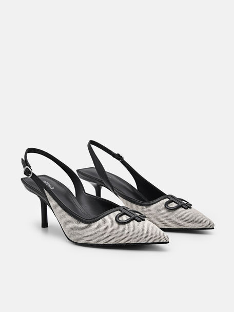 PEDRO Icon Leather Heel Sandals, Black PEDRO Icon Leather Heel Sandals, Black