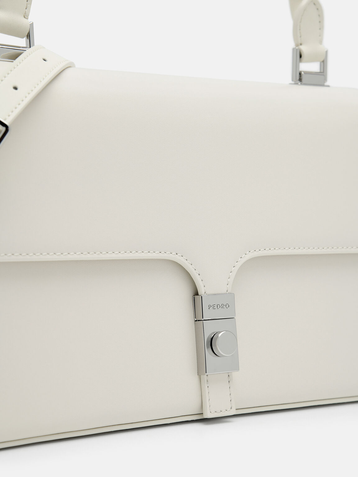 PEDRO Studio Farida Leather Handbag, Chalk