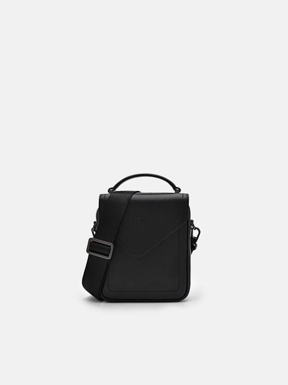 Taper Tall Sling Bag, Black, hi-res