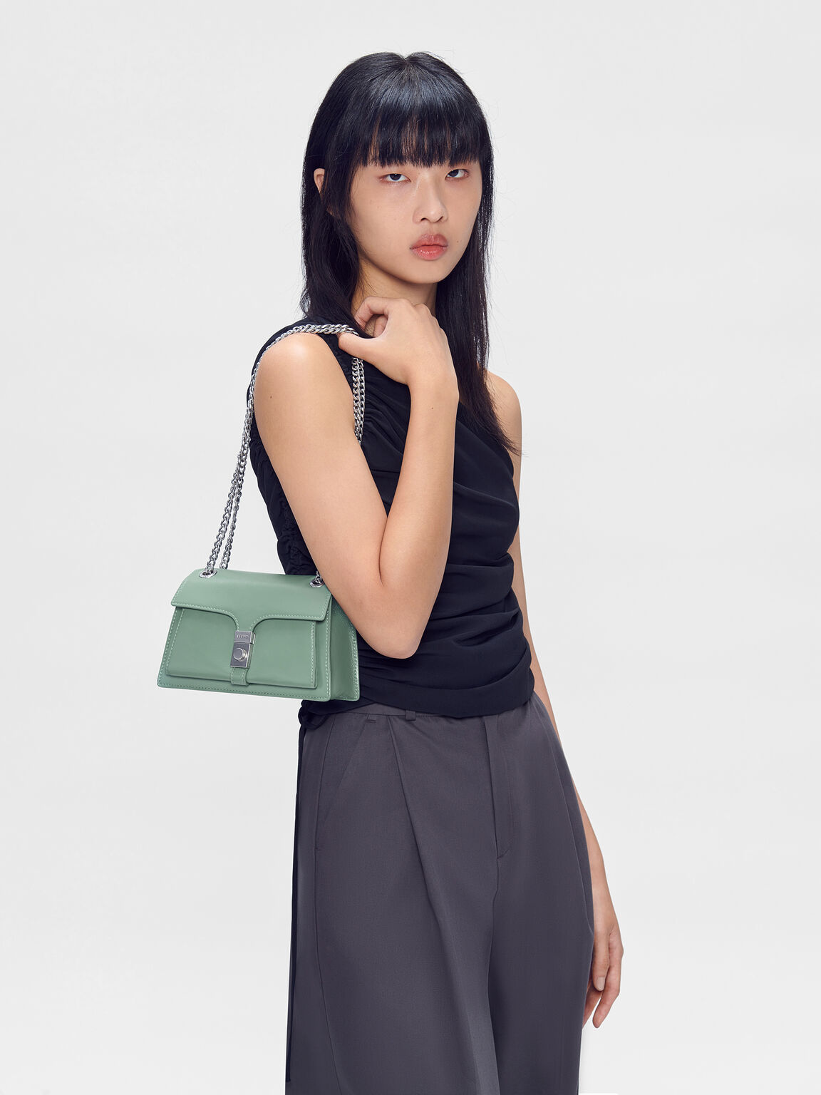 PEDRO Studio Farida Leather Mini Shoulder Bag, 