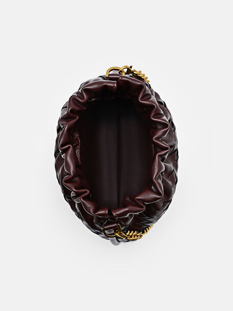 PEDRO Icon Leather Heel Sandals, Black