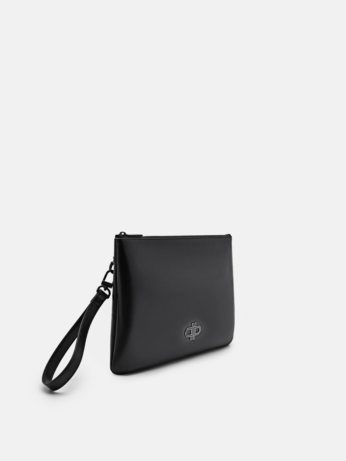 Two-Way Leather Clutch Bag, 