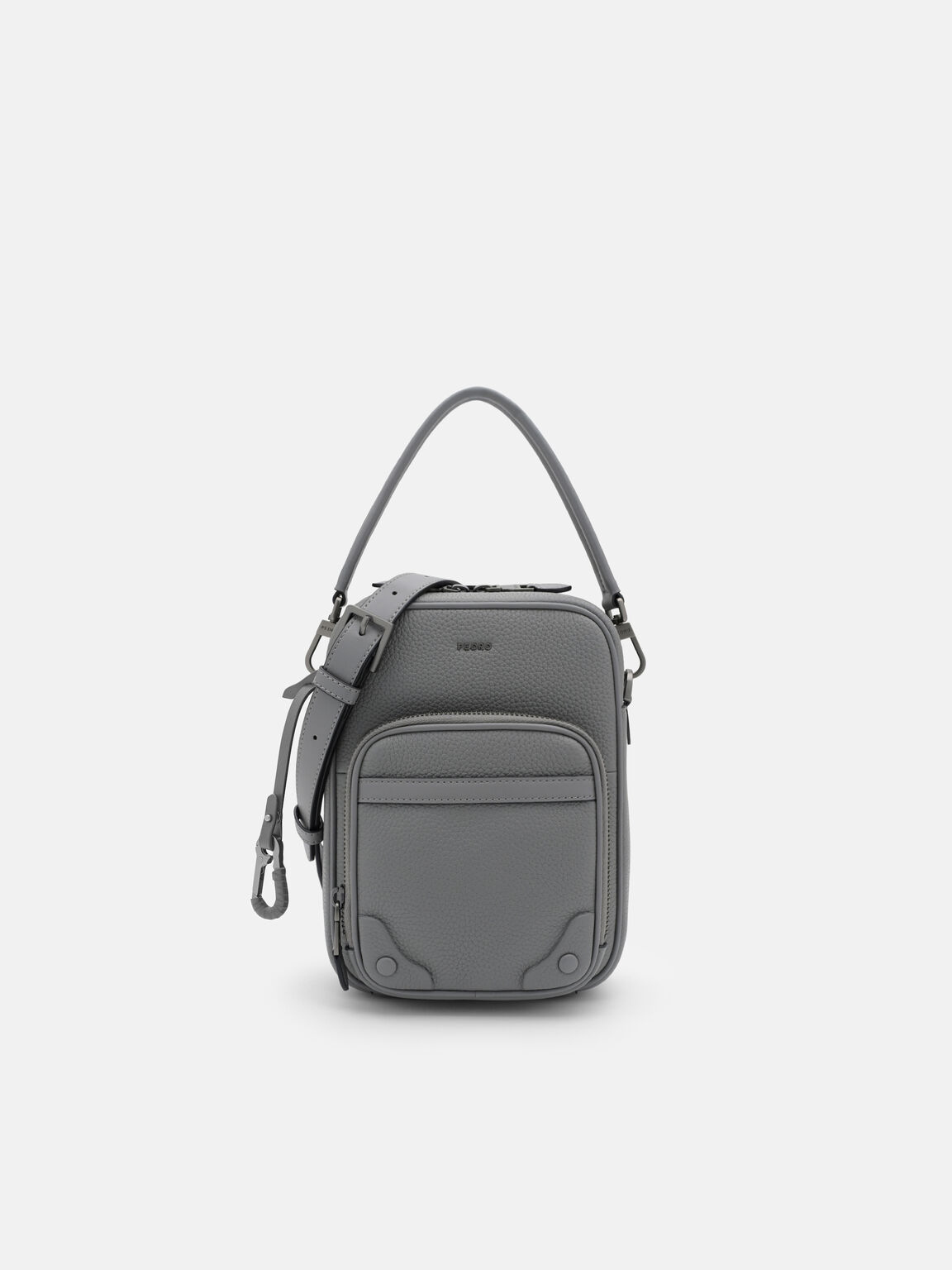 Patrice Tumbled Leather Crossbody Bag, 