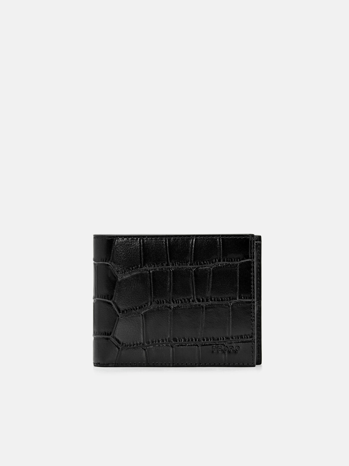 Dompet Lipat Kulit dengan Sisipan, , hi-res
