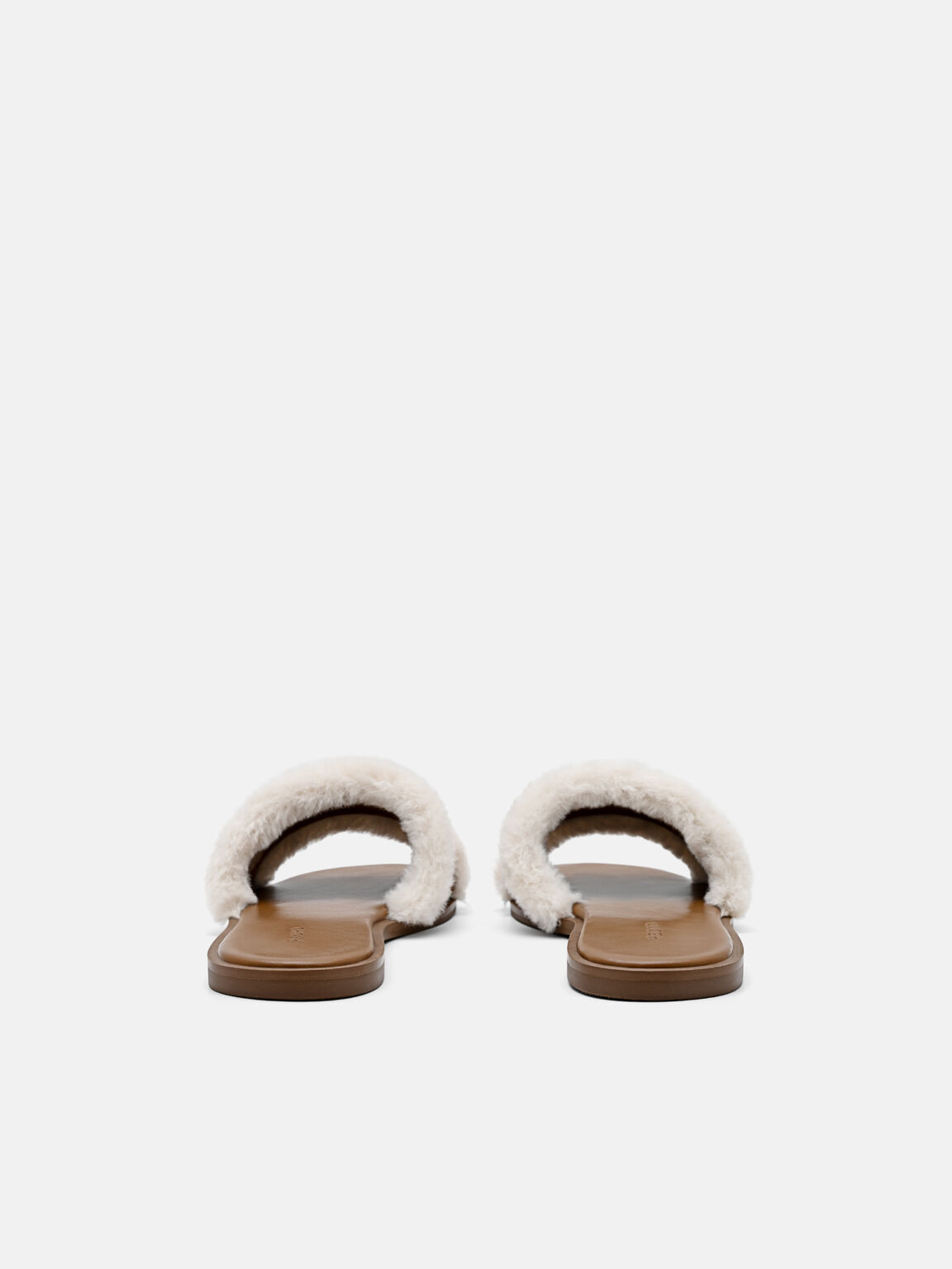 Suede Slide Sandals, , hi-res