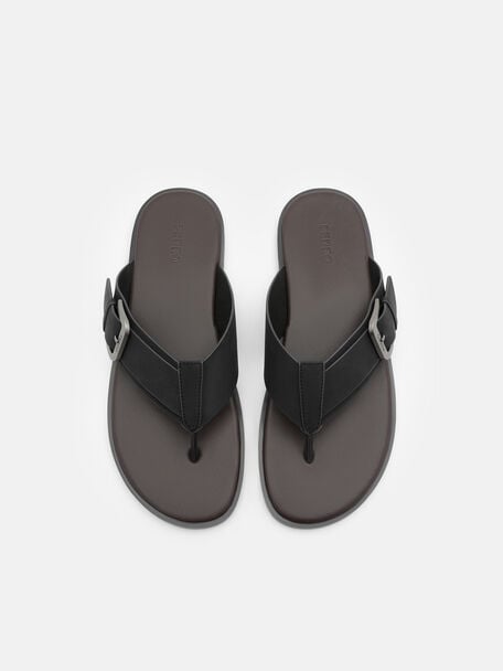 Sandal Jepit dengan Gesper, , hi-res