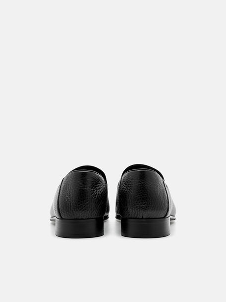 PEDRO Icon Leather Heel Sandals, Black