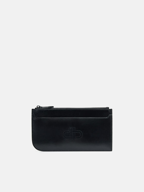 PEDRO Icon Leather Pouch, Black