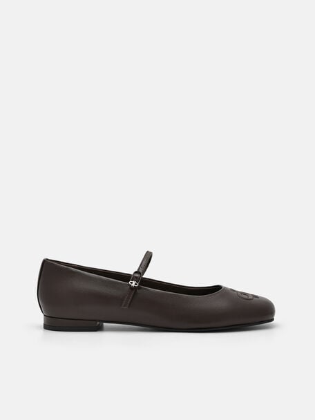 PEDRO Icon Leather Ballerina Flats, 