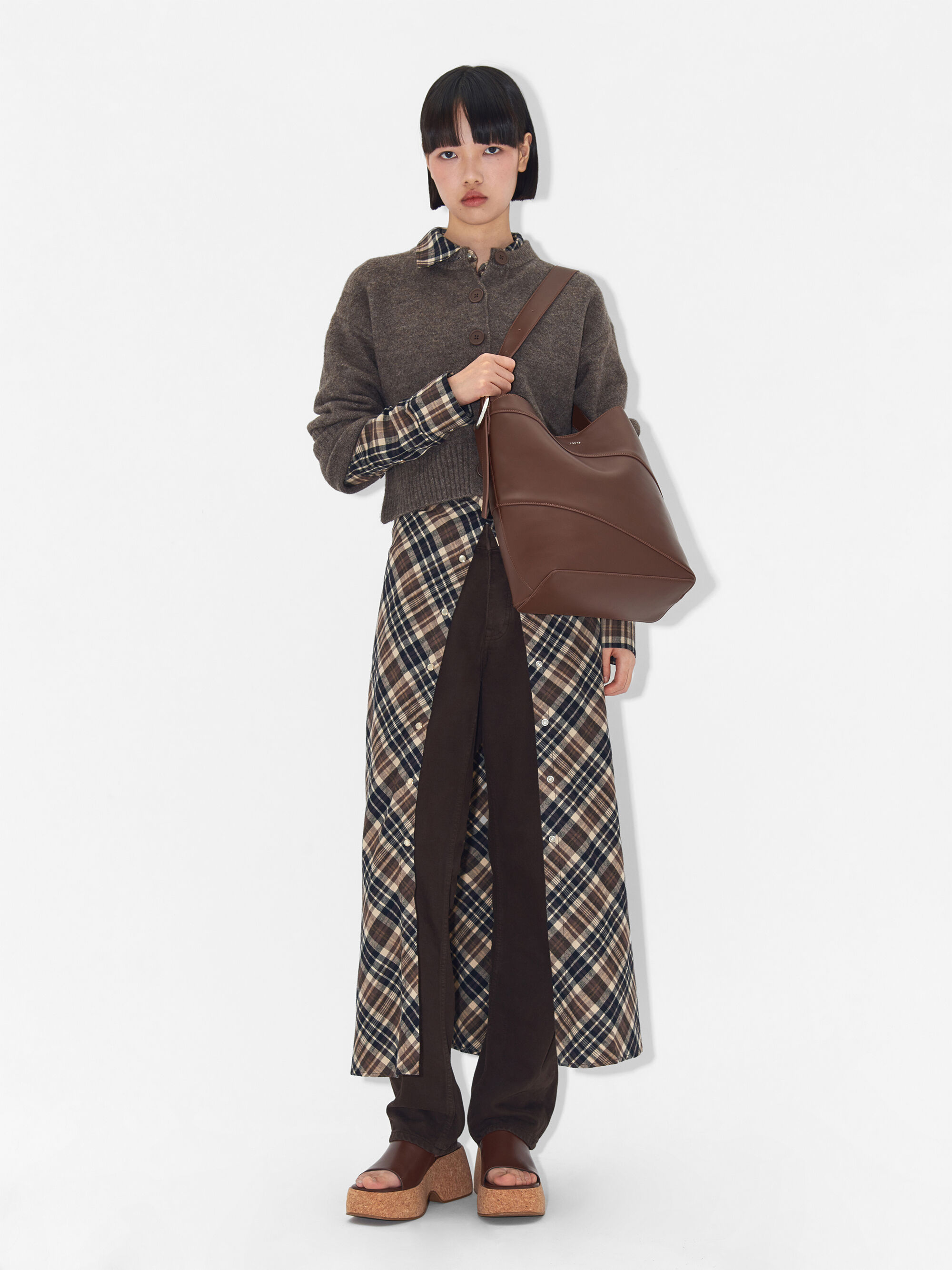PEDRO☆国内未発売 Bridget Oversized Bucket Bag Bridget Oversized Bucket Bag - Dark Brown - PEDRO ID