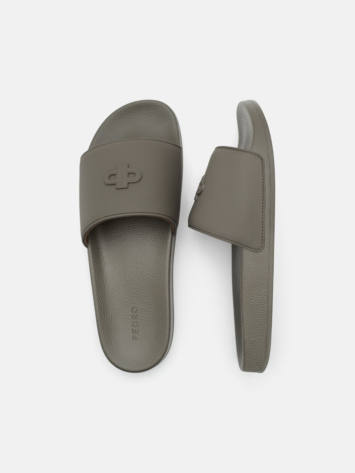 Rubber Slide Sandals, , hi-res