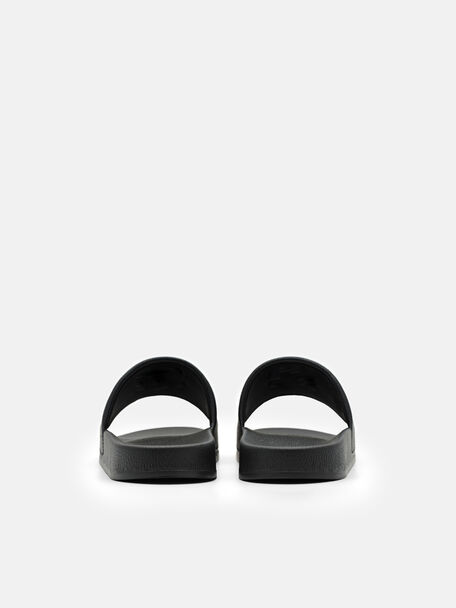 PEDRO Icon Leather Heel Sandals, Black