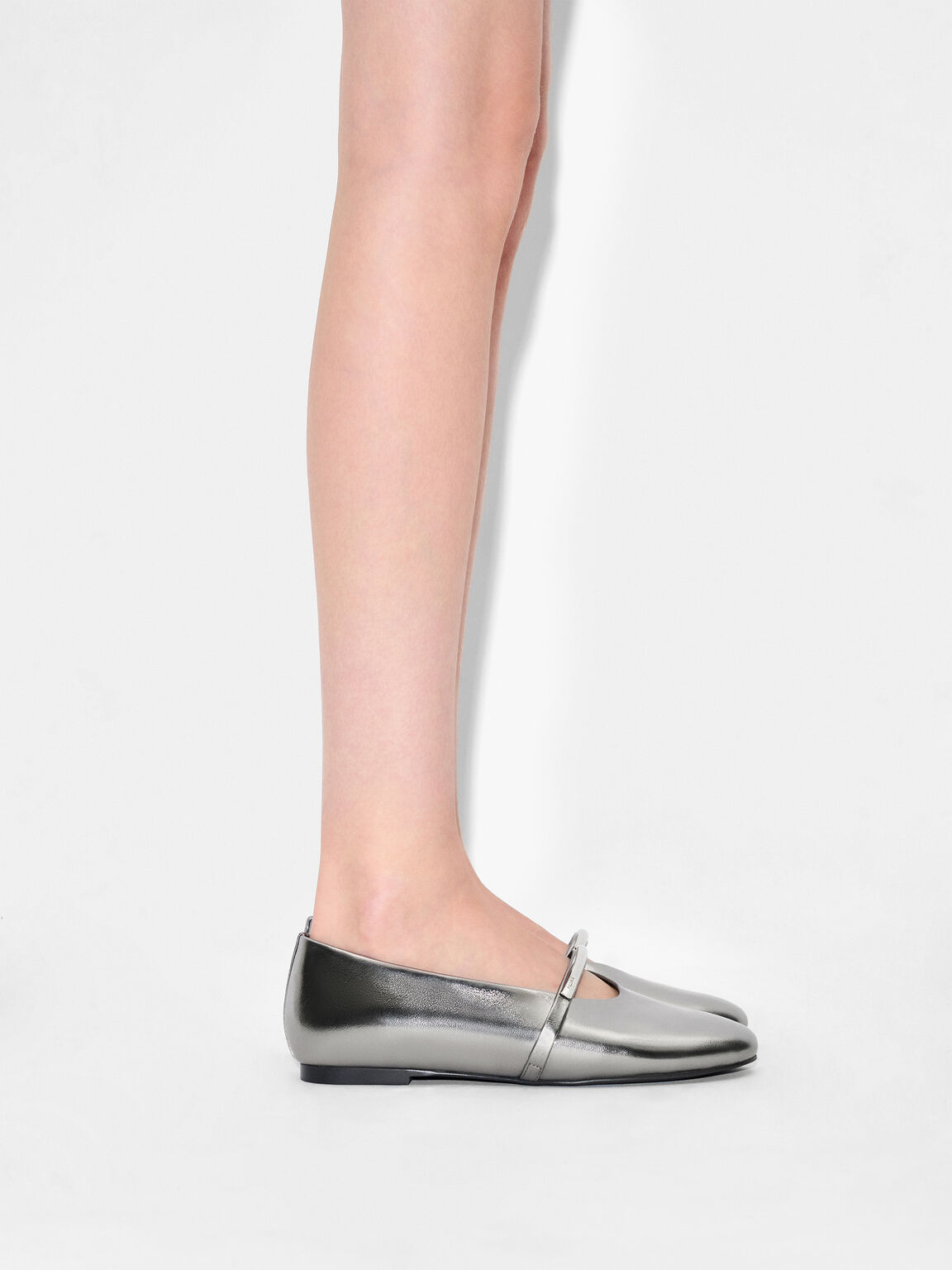 Lia Leather Ballerina Flats, , hi-res