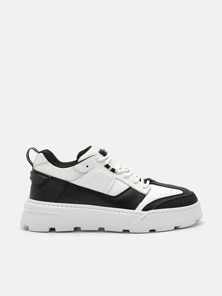 Arc Court Sneakers, Black, hi-res