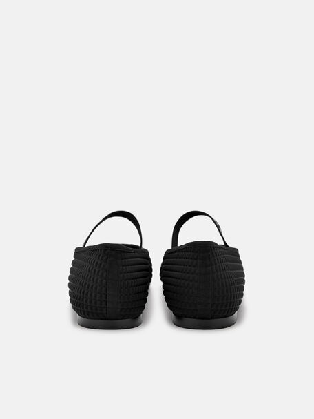 PEDRO Icon Leather Heel Sandals, Black