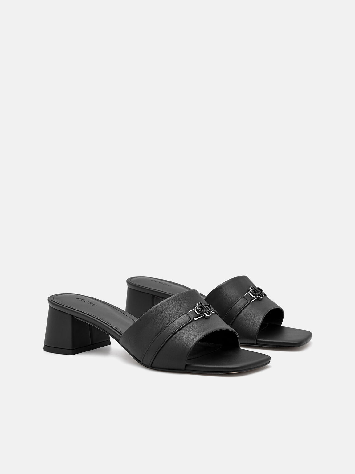 PEDRO Icon Sandal Hak Kulit, , hi-res