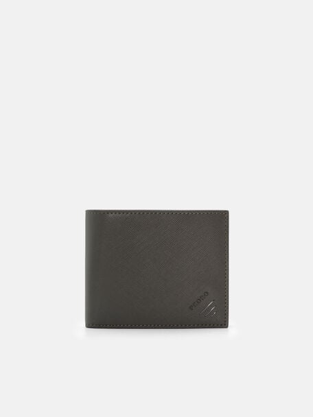 Leather Bi-Fold Flip Wallet, 