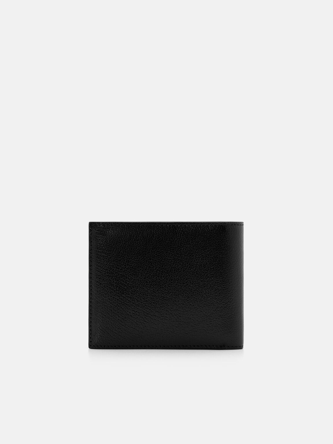 Dompet Kulit Lipat Dua dengan Sisipan, , hi-res