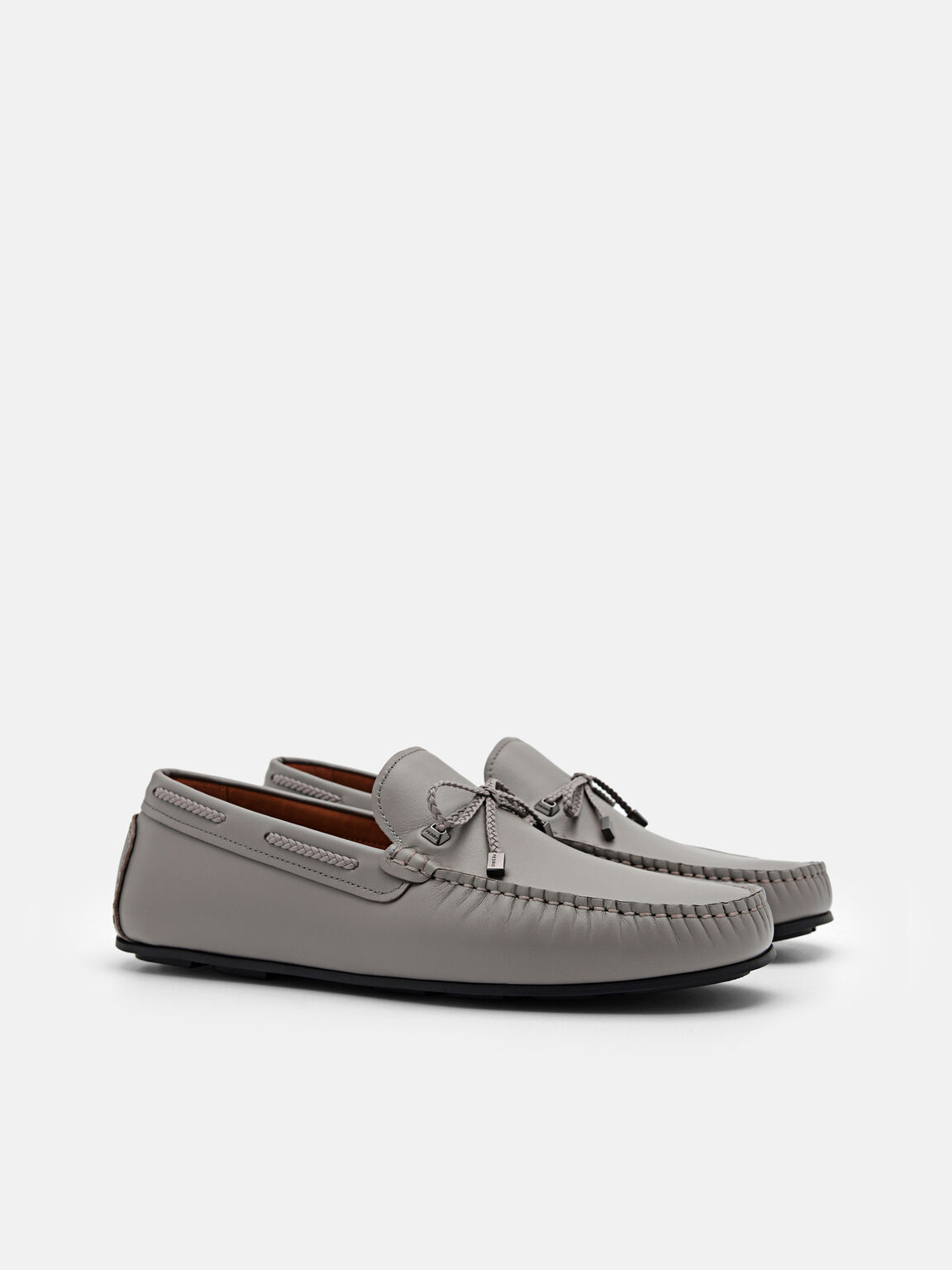 Leather Bow Driving Shoes, 