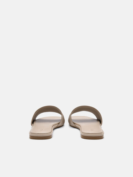 PEDRO Icon Leather Heel Sandals, Black
