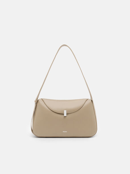 Leather Shoulder Bag, , hi-res