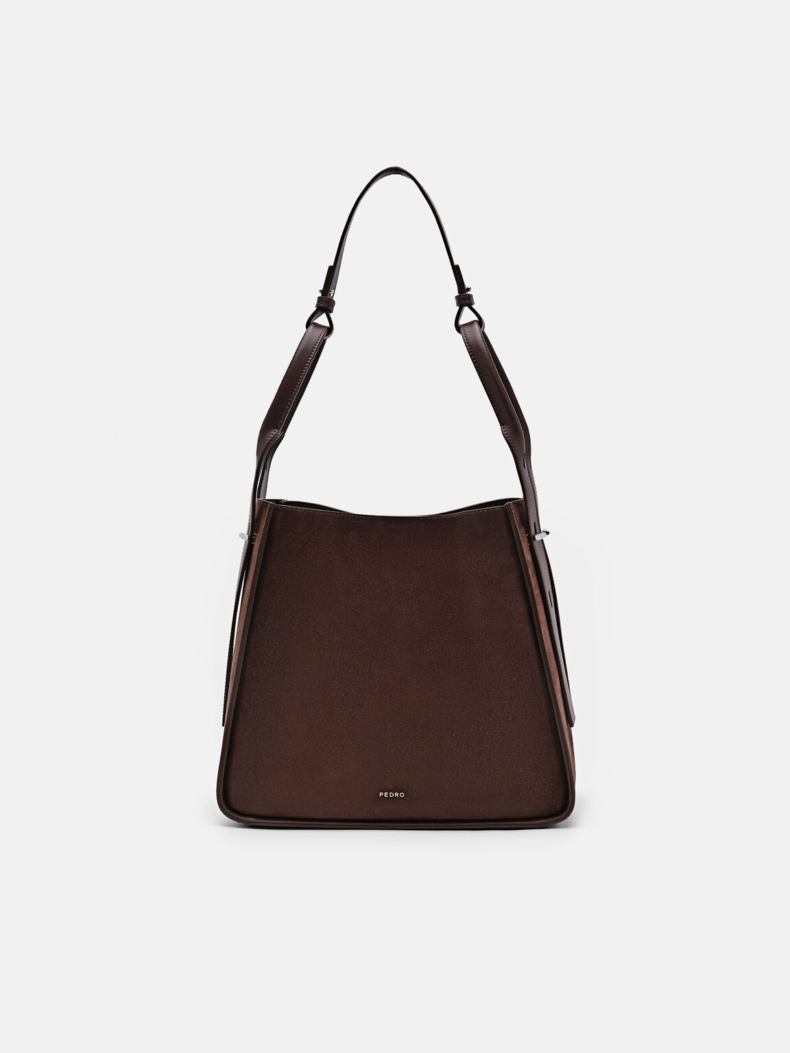 Demi Hobo Bag, Dark Brown, hi-res