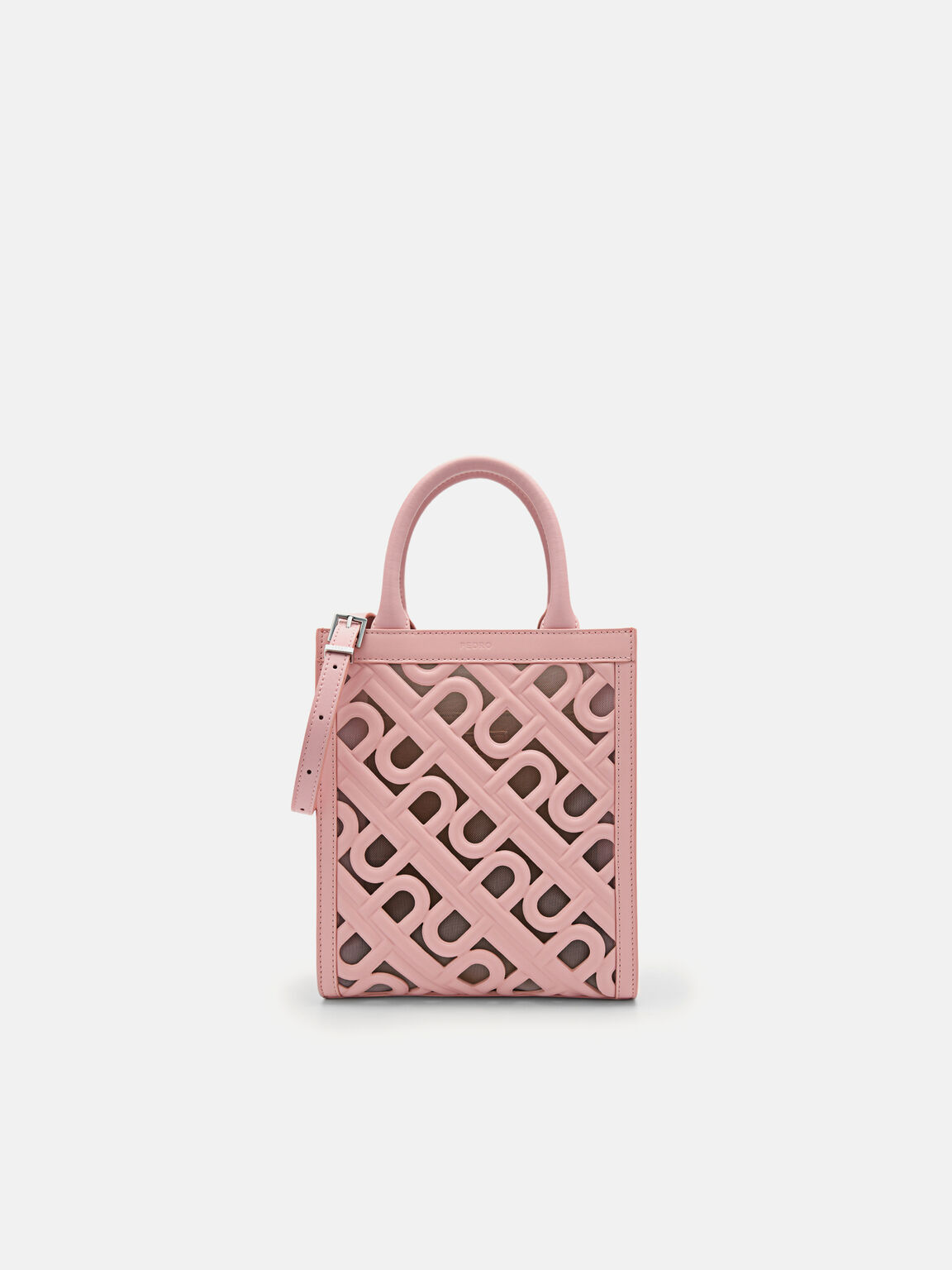 PEDRO Icon Leather Tote Bag, Pink, hi-res