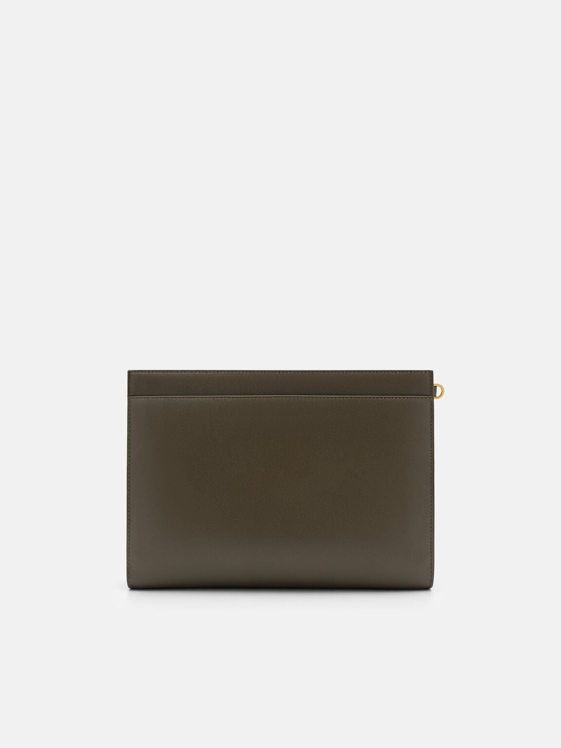 Leather Zip Pouch, , hi-res