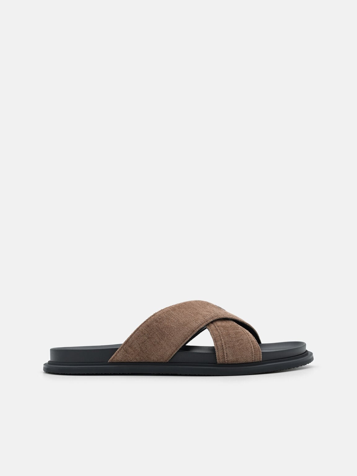 Velvet Cross Sandals, , hi-res