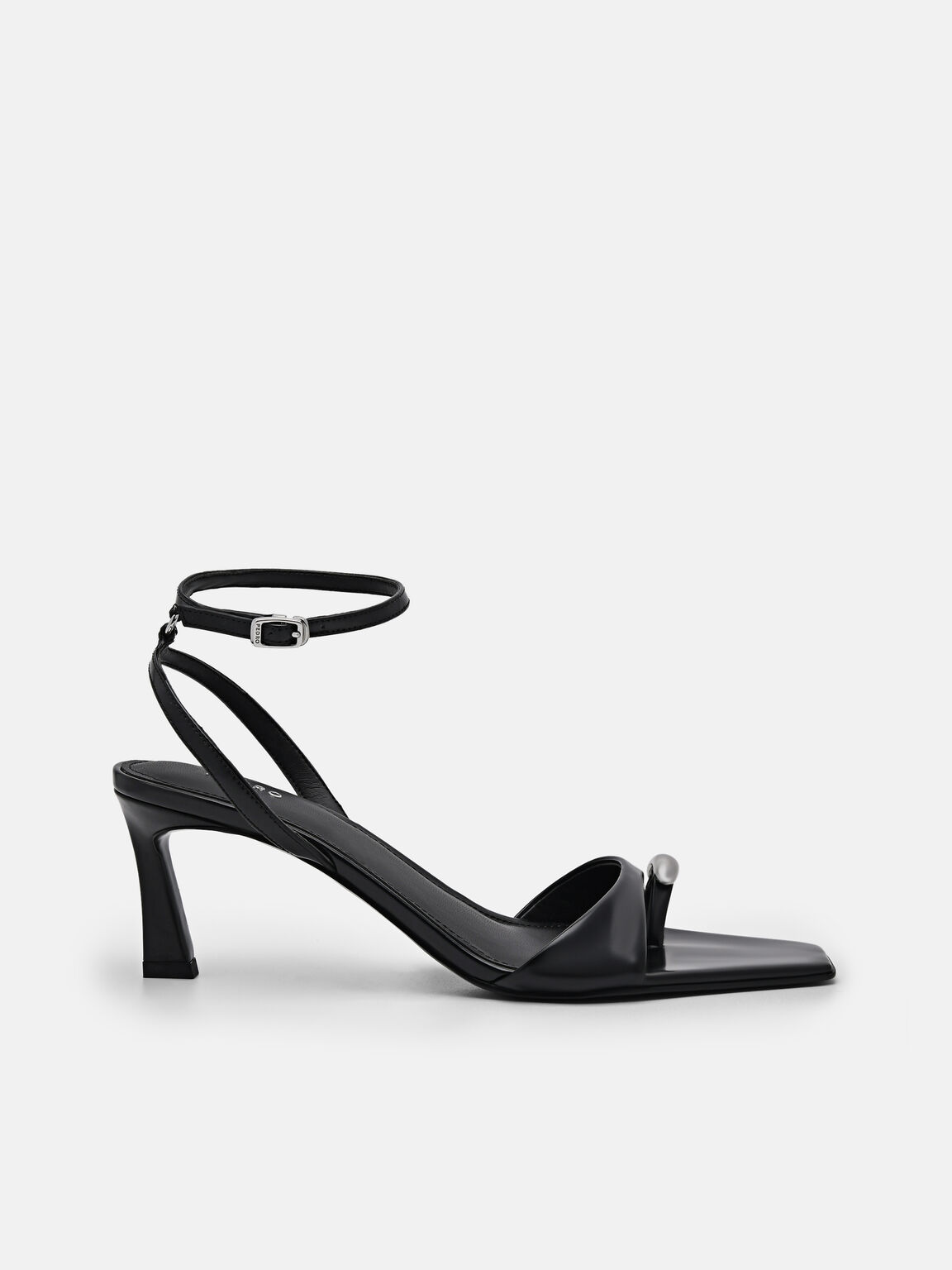 Sandal Tumit Lia, Black