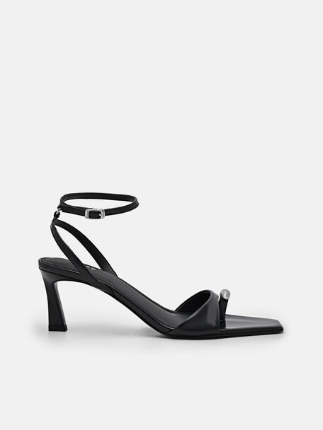 Sandal Tumit Lia, Black