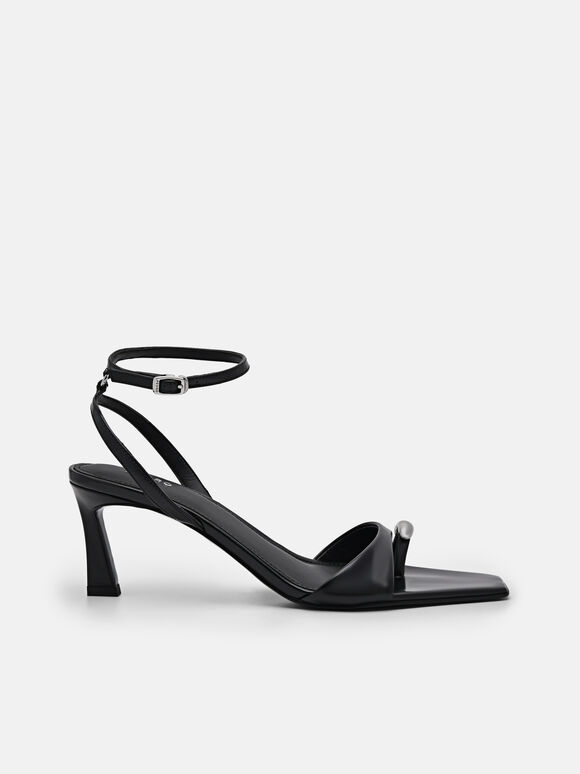 Sandal Tumit Lia, Black