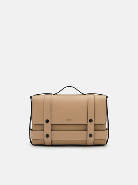 Connor Sling Bag, Taupe, hi-res