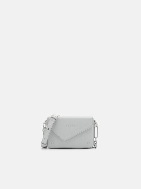 Tas Selempang Kotak dari Kulit Taper, 