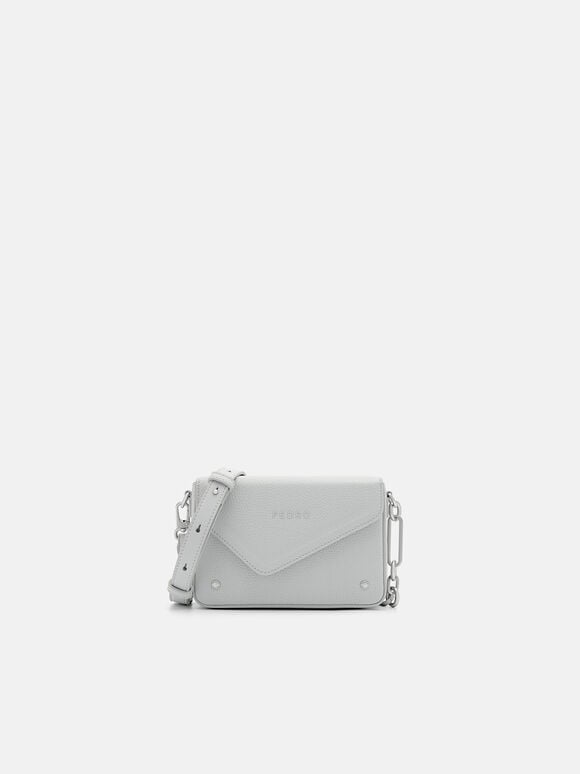 Tas Selempang Kotak dari Kulit Taper, 
