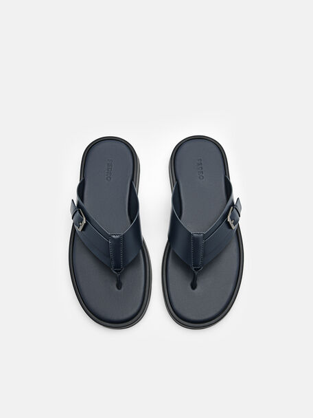 PEDRO Icon Leather Heel Sandals, Black PEDRO Icon Leather Heel Sandals, Black