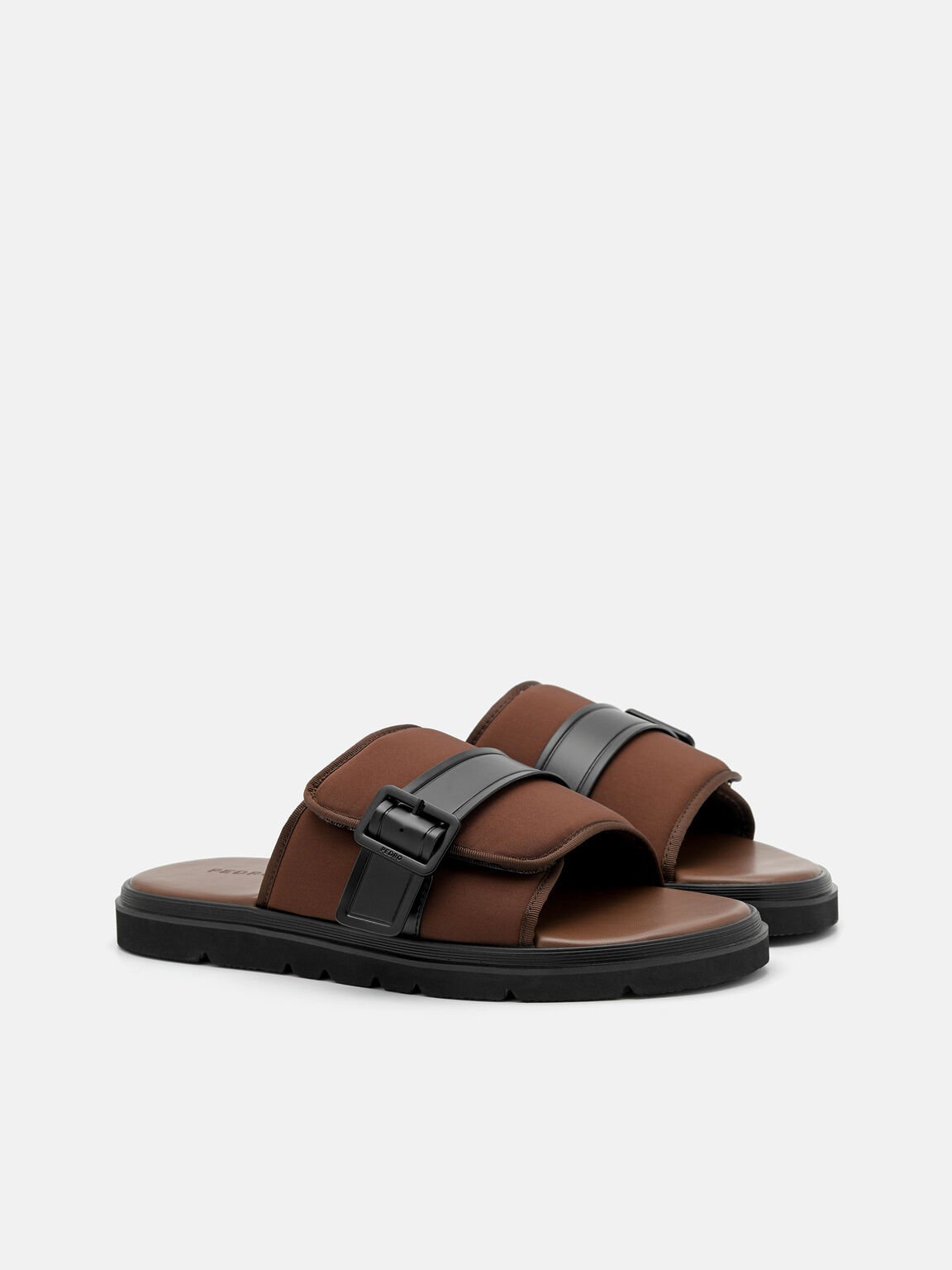 Fabric Slide Sandals, 